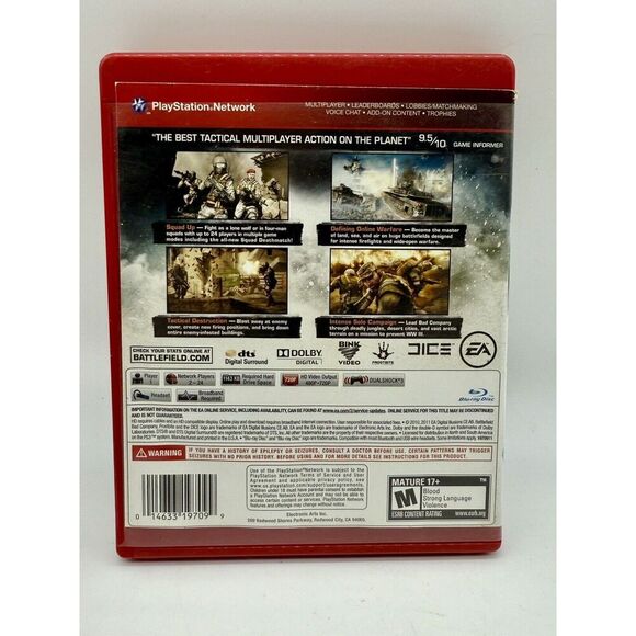 Battlefield Bad Company 2 PS3 PlayStation 3 Greatest Hits Game And Case Tested - Picture 2 of 3